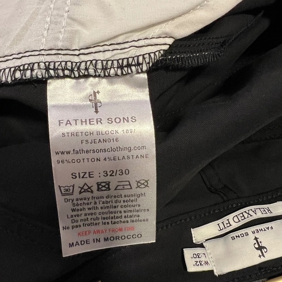 Father Sons Men's Black Slim Leg Pants - Picture 5 of 5
